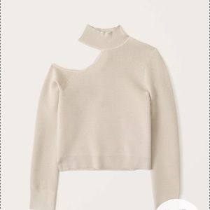Abercrombie “Cutout slim mockneck sweater”